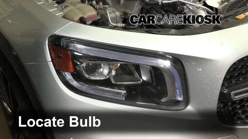 2020 Mercedes-Benz GLB250 4Matic 2.0L 4 Cyl. Turbo Éclairage Feux de route (remplacer l'ampoule)